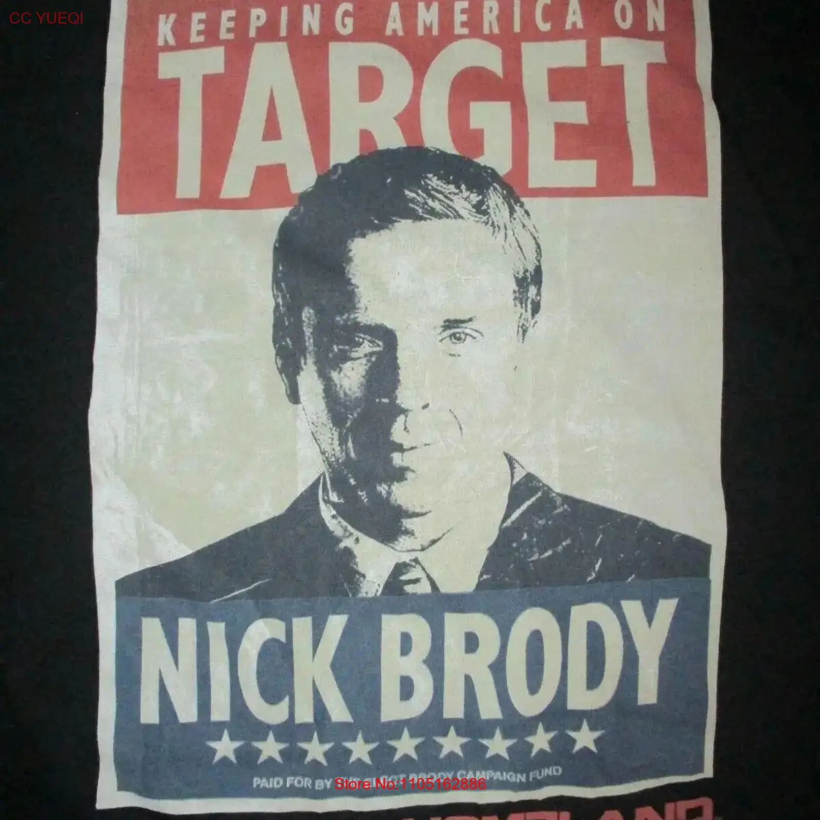 Vintage Fashion Campaigns - HOMELAND NICK BRODY T-SHIRT Campagne Poster