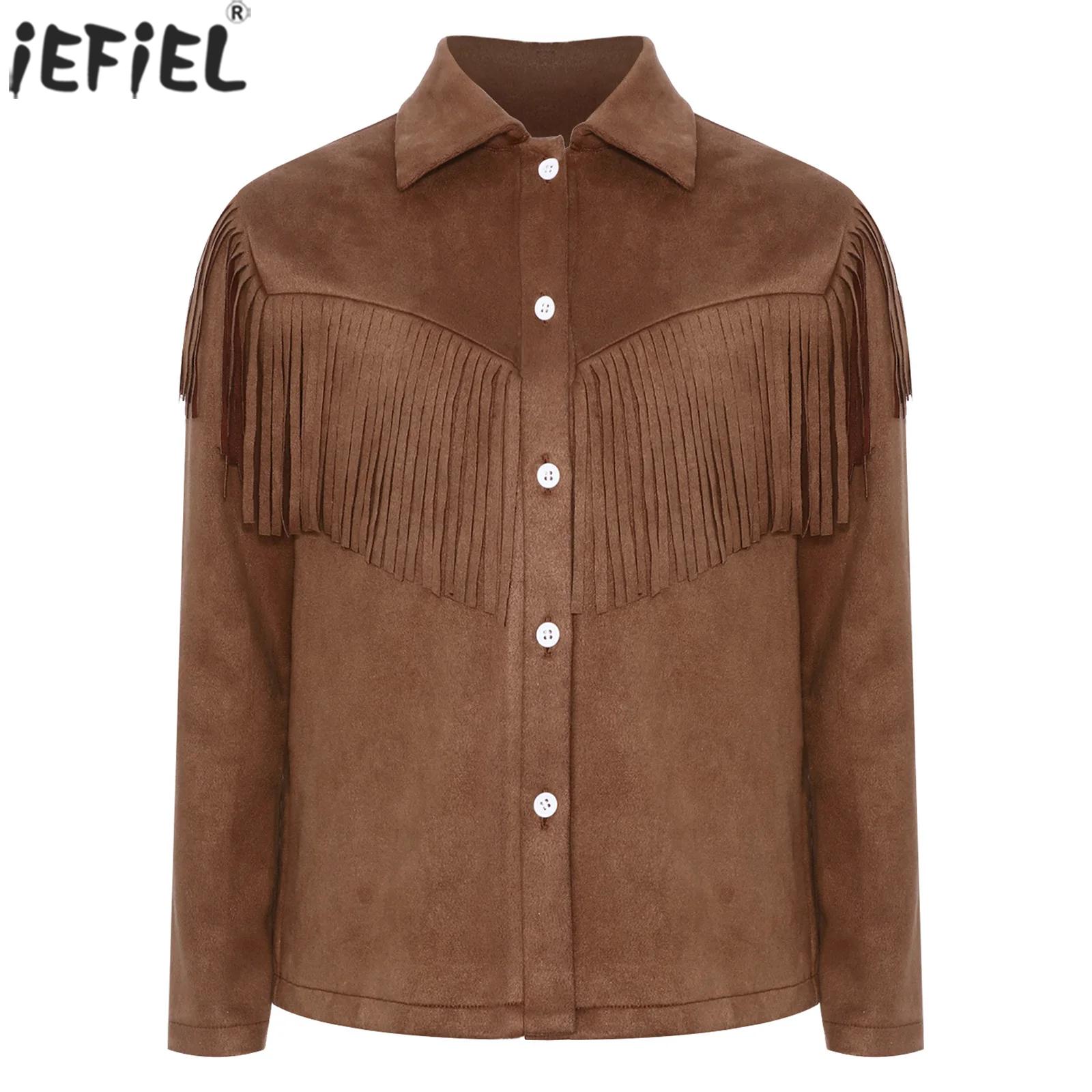 Vintage Fashion Jacket - Jongens Meisjes Western Cowboy Cowgirl Kostuum