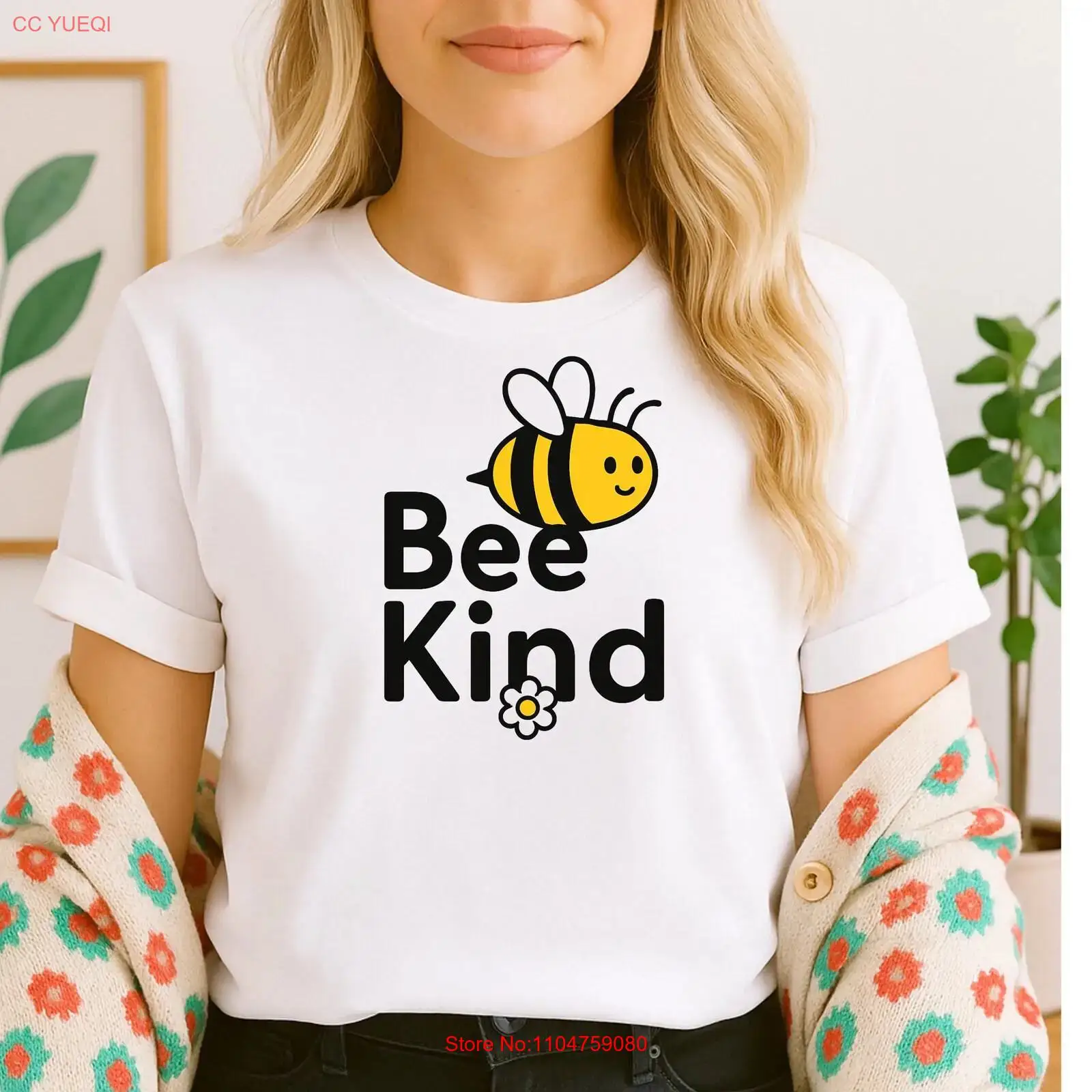 Vintage Vibes Fashion - Bee Kind Softstyle T-shirt Leuke positieve