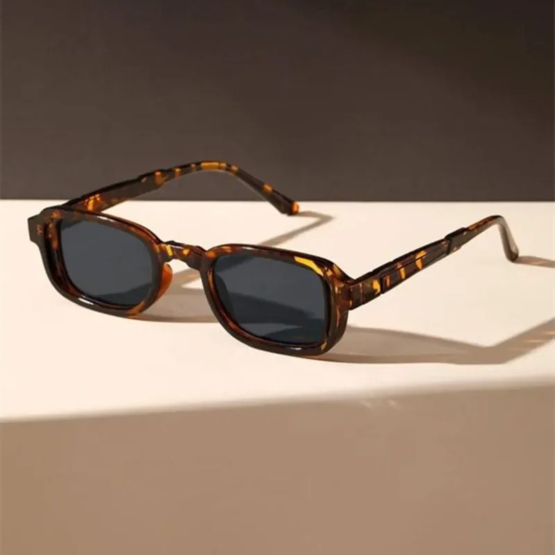 Vintage Fashion Enthusiasts - Luxe Rechthoek Zonnebril Vrouwen Ovale Vintage