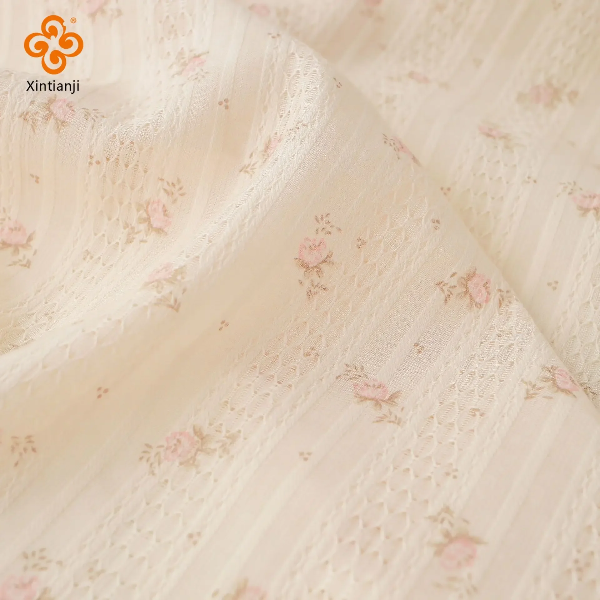 Vintage Fashion Doll - 1/3/5m bloemen katoenen kant jacquard stof