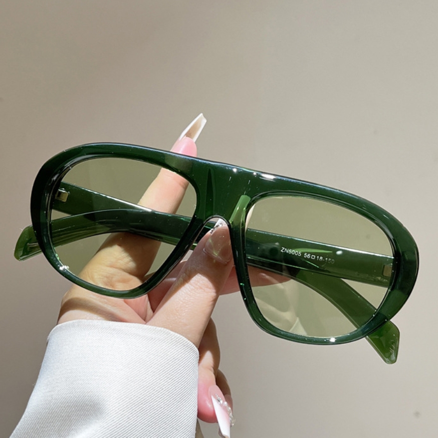 Vintage Fashion Enthusiasts - Nieuwe oversized pilot zonnebrillen dames heren