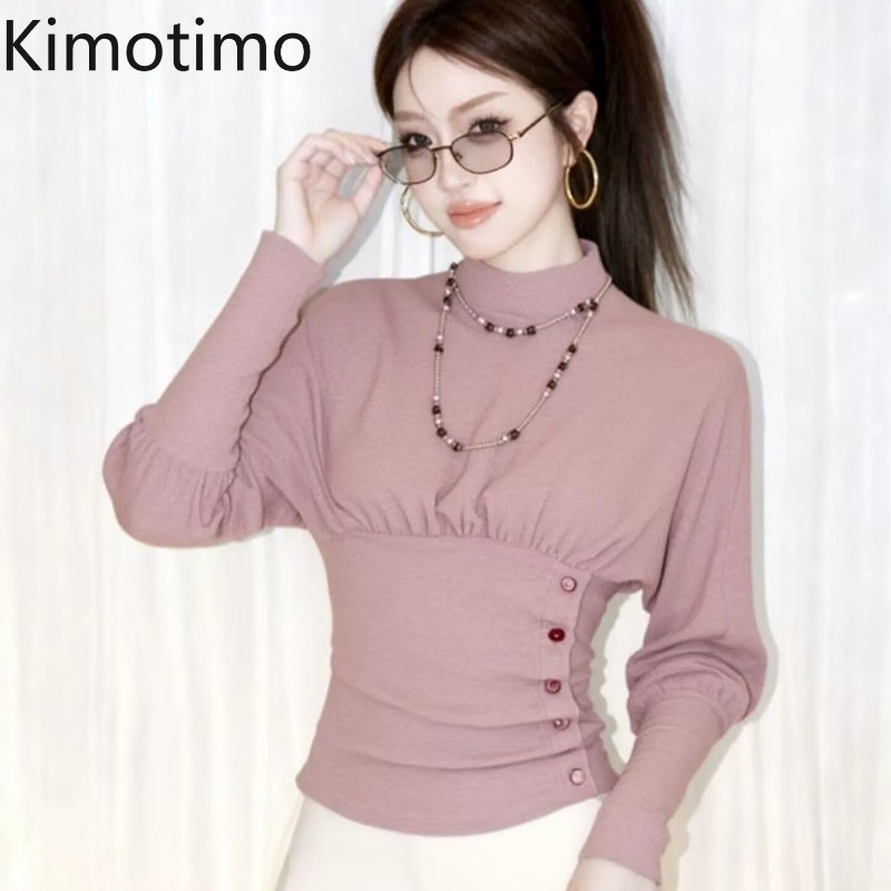 Vintage Y2K - Kimotimo Fashion Lange Mouw Top Dames