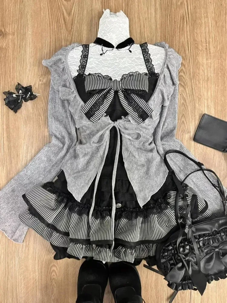 Vintage Fashion Knitwear - Sweet Lolita Vintage Pakken Vrouwen Ruches