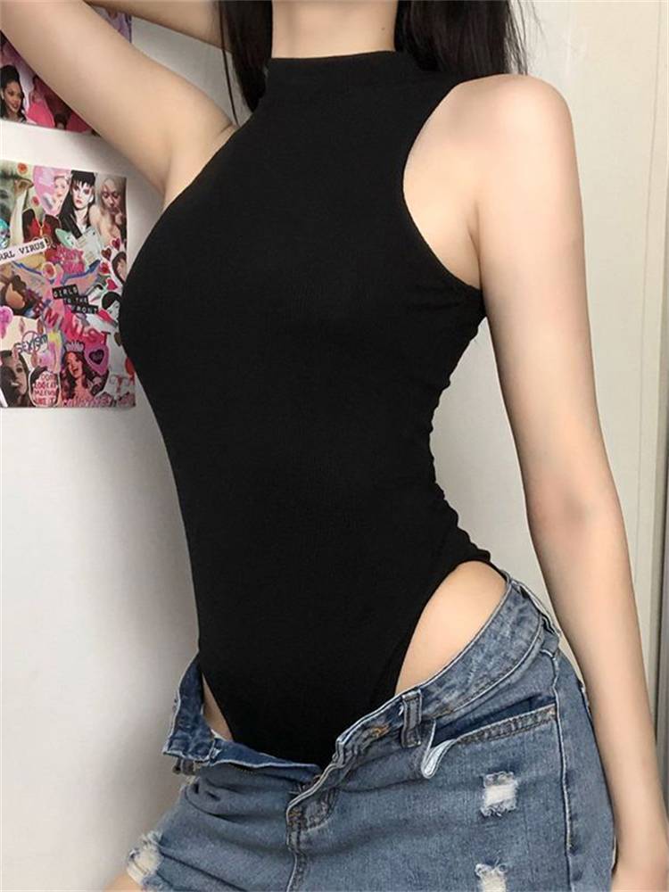 Harajuku Solid Jumpsuit Vrouwe - Vintage Fashion Knitwear recensie en prijs