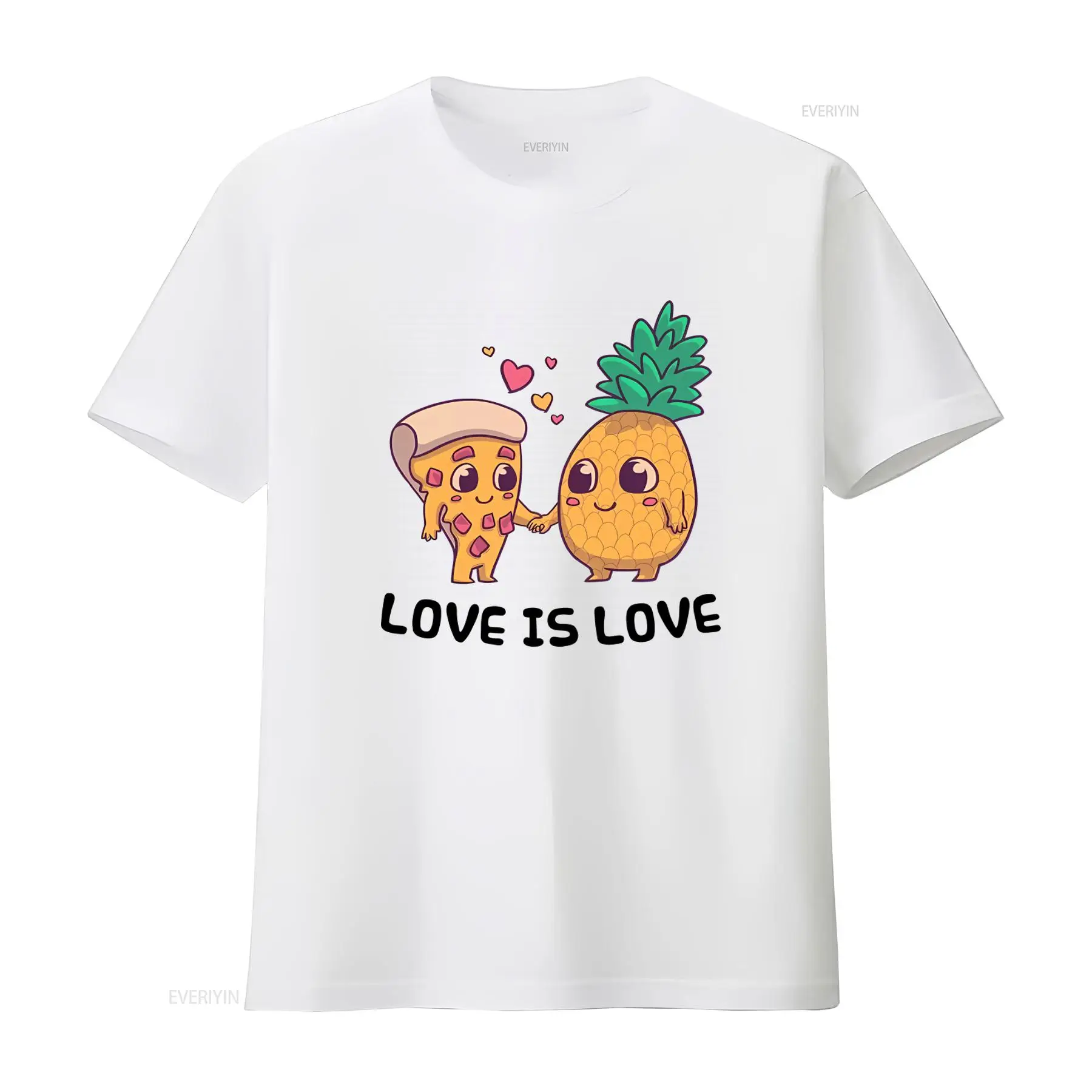 Leuke ananas pizza T-shirt gra - Vintage Fashion Community recensie en prijs