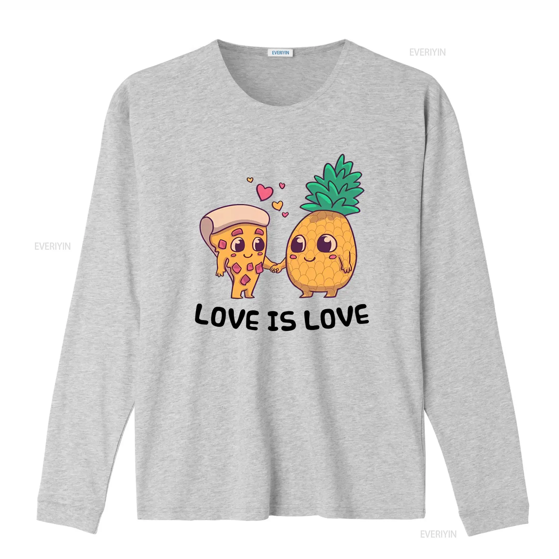 Leuke ananas pizza T-shirt gra - Vintage Fashion Community recensie en prijs
