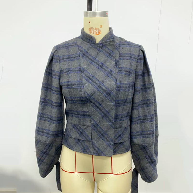 Dames Vintage Geruite Kantoorf - Vintage Fashion Jacket recensie en prijs