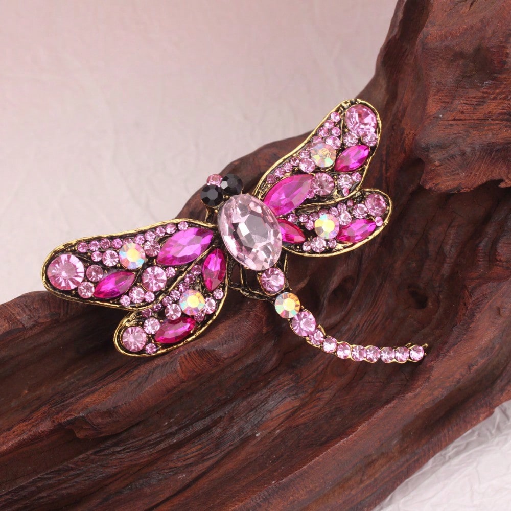 Vintage goudkleurige roze stra - Vintage Fashion Retro Outfit recensie en prijs