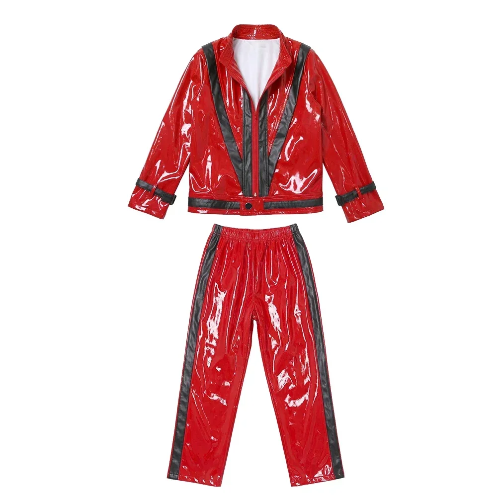 Jongens Michael Red Leren Jas  - Vintage Fashion Jacket recensie en prijs