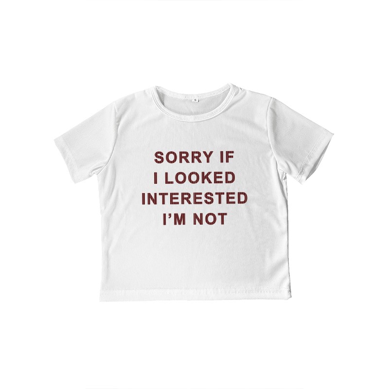 Y 2K Crop Top Zomer Letterprin - Vintage Fashion Club recensie en prijs
