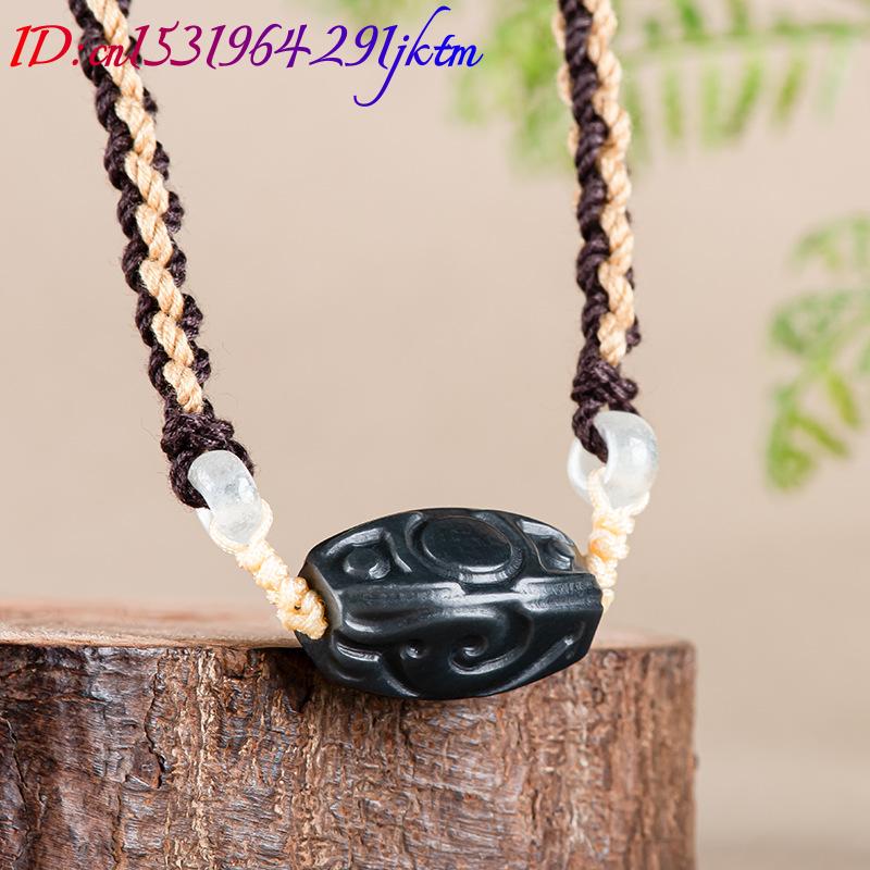 Hetian Jade Carve Bead Hanger  - Usa Vintage Fashion recensie en prijs
