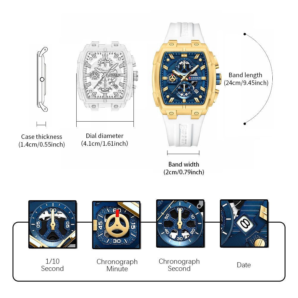 CURREN Luxe vintage horloge vo - Vintage Fashion Enthusiasts recensie en prijs