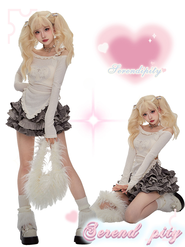 Japanse Kawaii Vintage 3-delig - Vintage Fashion Knitwear recensie en prijs