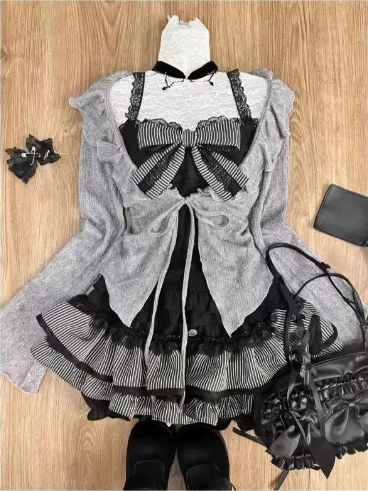 Japanse Kawaii Vintage 3-delig - Vintage Fashion Knitwear recensie en prijs