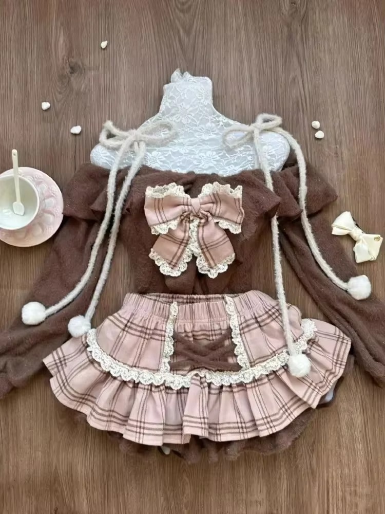 Japanse Kawaii Vintage 3-delig - Vintage Fashion Knitwear recensie en prijs