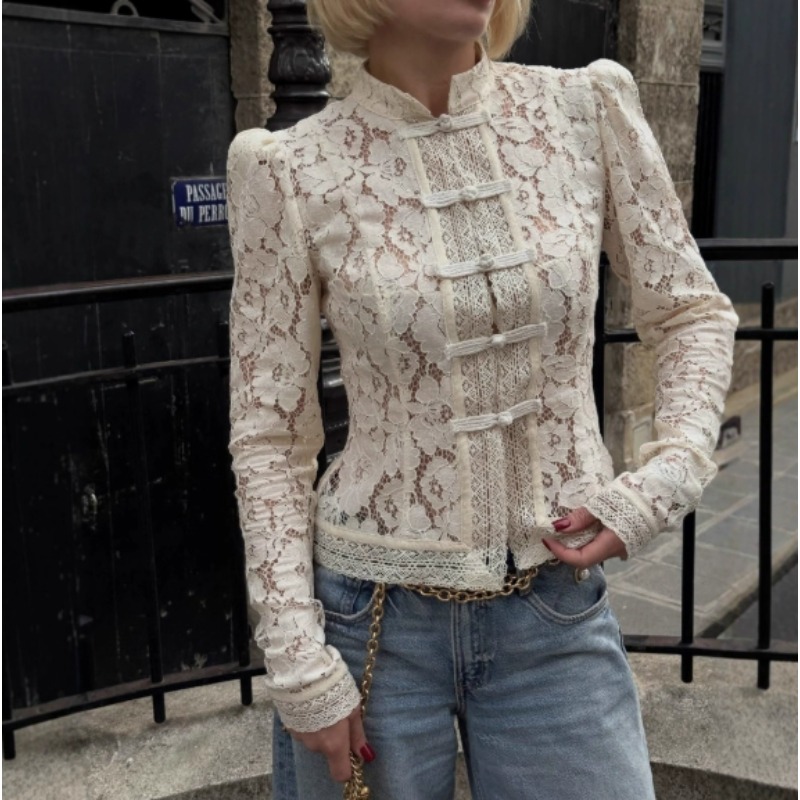 Zomer kanten bedrukte shirts t - Vintage Fashion Club recensie en prijs