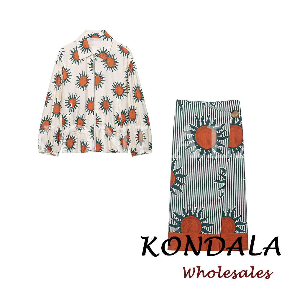 KONDALA Chique Print Herfst Da - Vintage Fashion Jacket recensie en prijs
