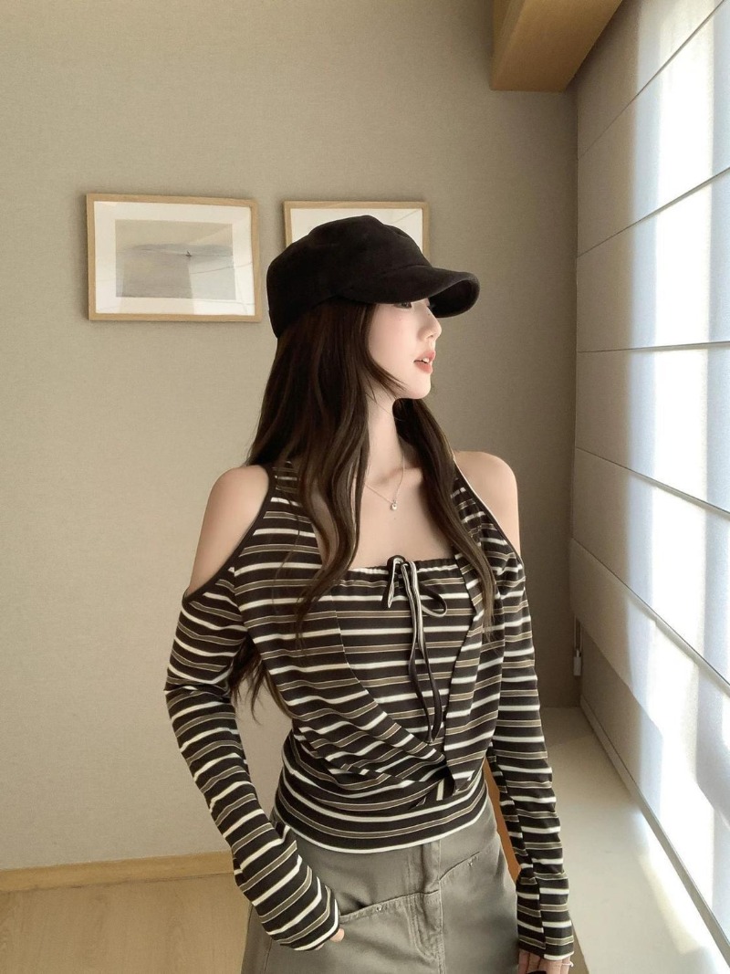Kimotimo Dames Gestreepte Top  - Vintage Y2K recensie en prijs