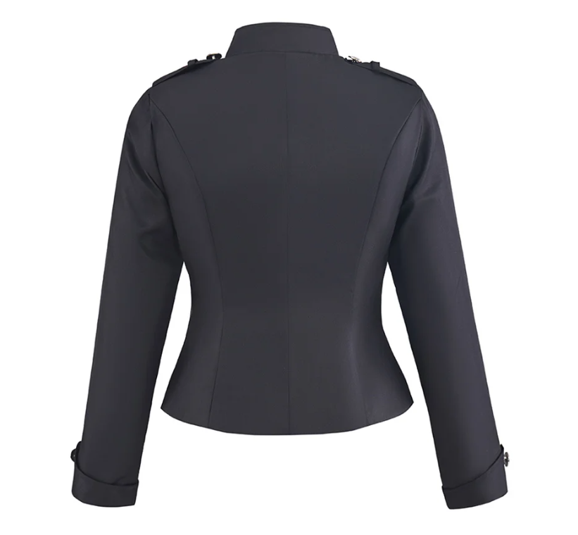Dames gothic punk jas Slim Fit - Vintage Fashion Jacket recensie en prijs