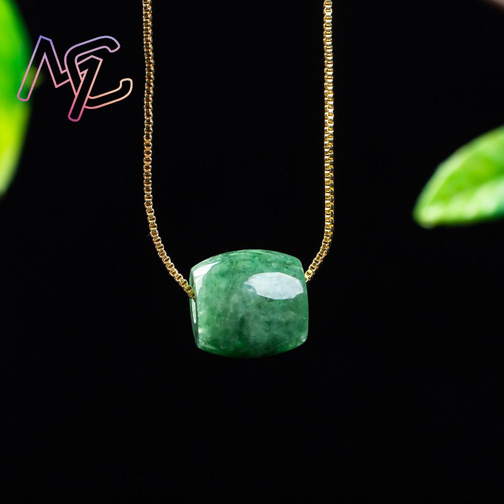 Natuurlijke echte jade kraal h - Usa Vintage Fashion recensie en prijs
