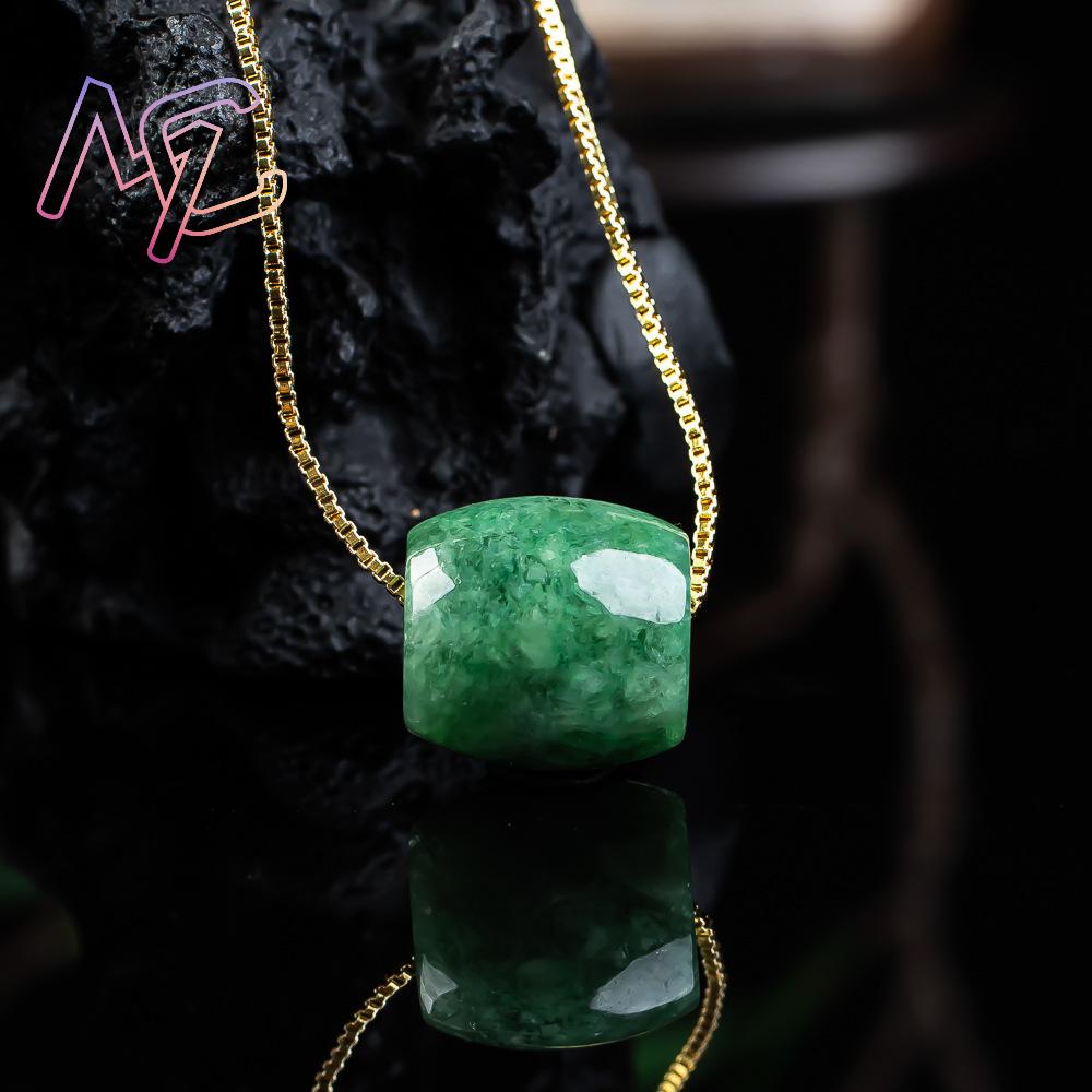 Natuurlijke echte jade kraal h - Usa Vintage Fashion recensie en prijs