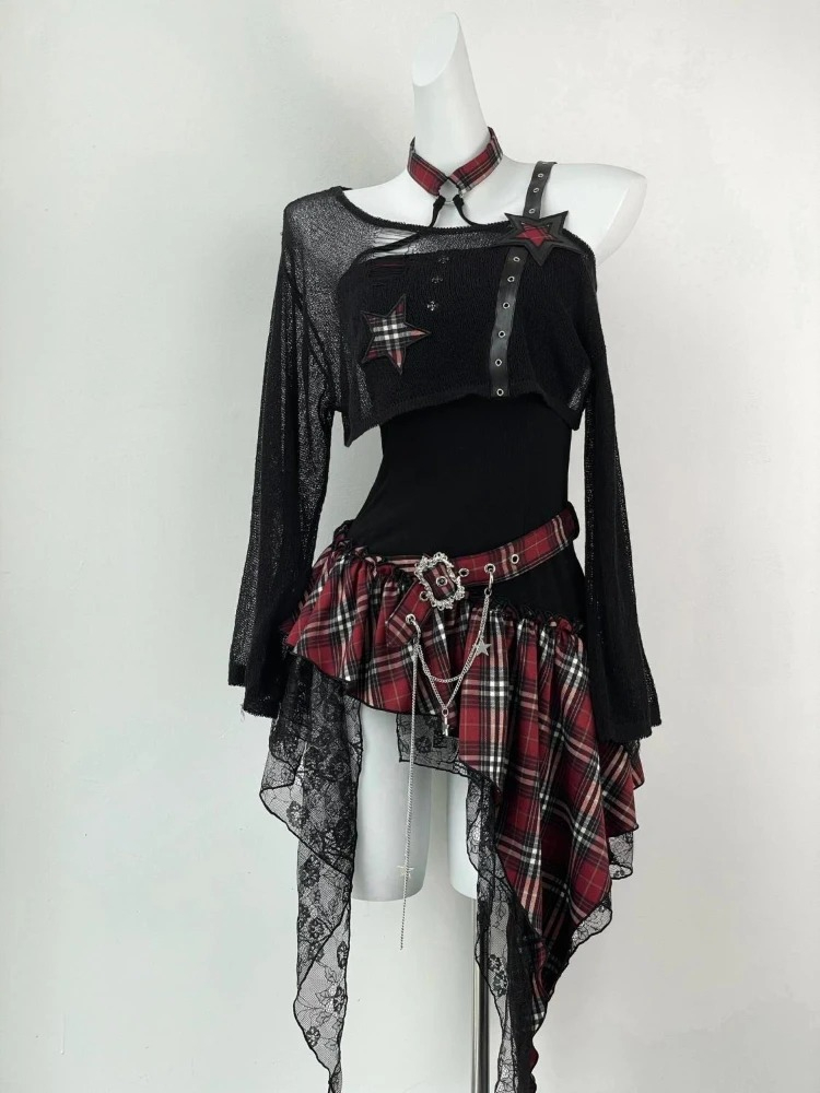 Harajuku Fashion Slim Gothic A - Vintage Fashion Retro Outfit recensie en prijs