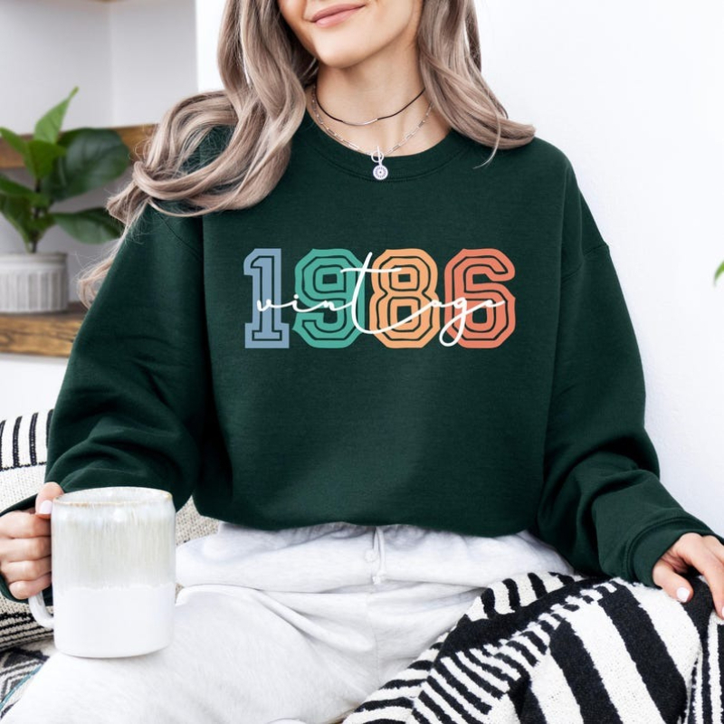 Vintage 1986 40e verjaardag wi - Vintage Fashion Retro Outfit recensie en prijs
