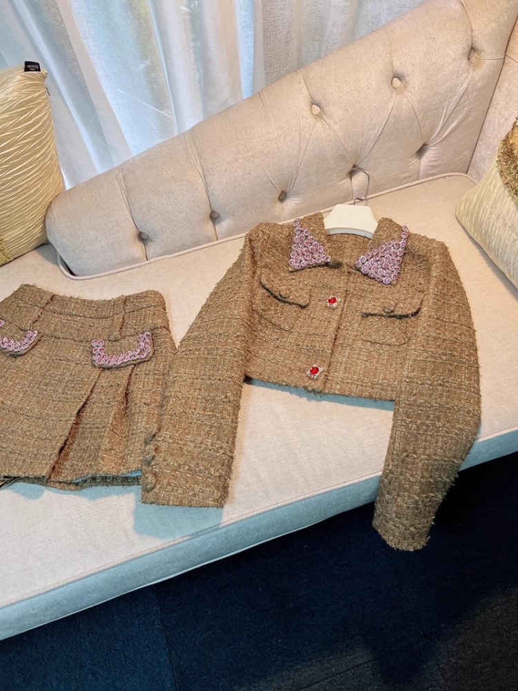 Tweedelige set lente herfst da - Vintage Fashion Jacket recensie en prijs