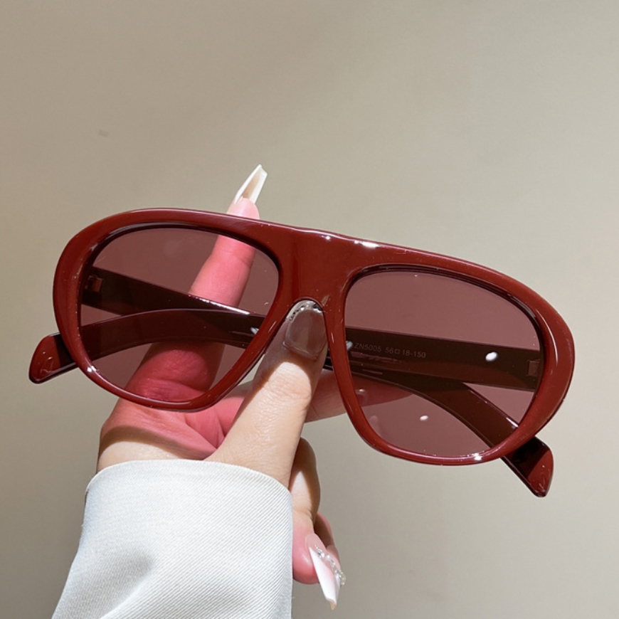 Nieuwe oversized pilot zonnebr - Vintage Fashion Enthusiasts recensie en prijs