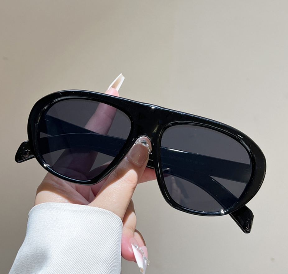 Nieuwe oversized pilot zonnebr - Vintage Fashion Enthusiasts recensie en prijs